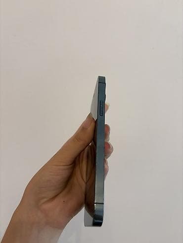iphone 13 mini цена в бишкеке: IPhone 12 Pro, Б/у, 256 ГБ, Pacific Blue, Чехол, 78 % — 3