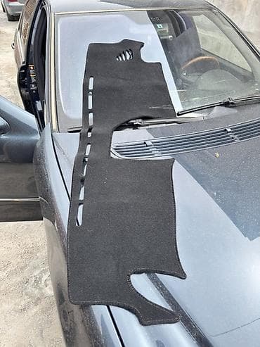 crv 2: Ворсовые Накидка на панель Mercedes-Benz, цвет - Черный, Б/у, Самовывоз — 6