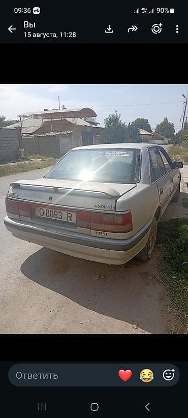 марат авто: Mazda 626: 1990 г., 2 л, Механика, Дизель, Седан — 3