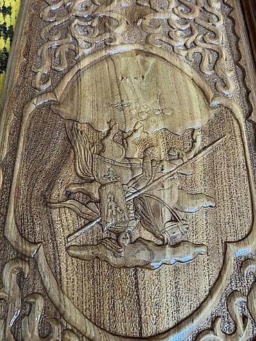 ударный инструмент: Нарды ручной работы из натурального дерева Карагач торг — 8