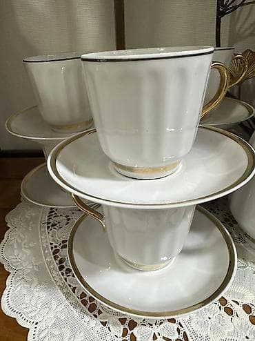 Посуда: Кофейный сервиз «Подснежник» — 7