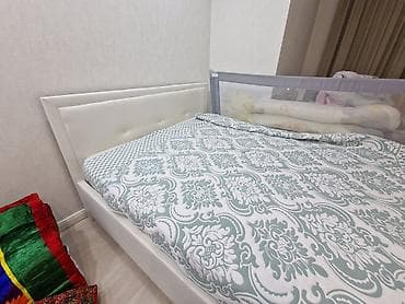 aps m10: Двуспальная кровать, Б/у, С ящиком для хранения, длина - 200 см — 5