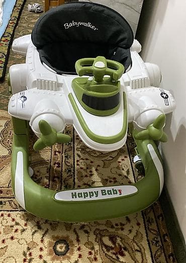 Детские ходунки Babywalker Happy Baby в виде самолёта - Тематика — 2