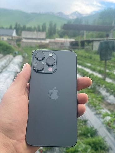 ремонт тараза: IPhone 15 Pro, Колдонулган, Black Titanium, 95 % — 1