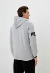 плащ дождовик: Мужская толстовка, 2XL, Puma, Б/у, цвет - Серый, Самовывоз — 16
