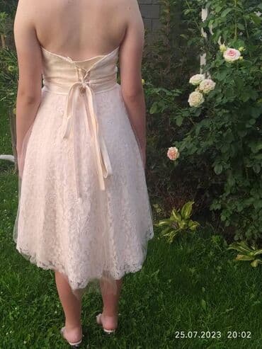 коктейльное платье большого размера: Платья б/у 44-46 размер (одевали один раз). Цена 1 000 сом — 7