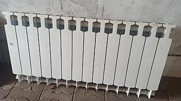 Радиаторлор, батареялар: Биметалл радиаторлору Колдонулган, Бөлүмдүн саны: 12 даана, Туташтыруу түрү: Капталгы — 1