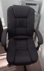 эргономичная офисная мебель: Офисное кресло, Б/у, С колесиками, цвет - Серый, Экокожа, Бесплатная доставка — 2