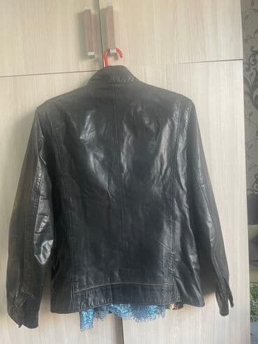 second hend: Кожанный куртка сатылат абалы жакшы, алынган баасы 400$ сатыла — 5