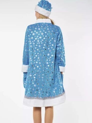 прокат костюма деда мороза и снегурочки: Карнавальный костюм, Новогодний герой, Снегурочка, 60 (5XL) — 3