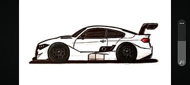 журналы автомобильные: Авторские скетчи автомобилей — набор иллюстраций - Ручная графика — 2