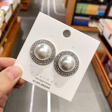 свадебные платья для покрытых: Серьги Г в классическом стиле с жемчужным акцентом. ✨ Центральный — 4