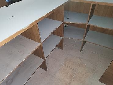 бизнес мини: Торговая мебель для магазина/салона Комплект включает: - Прикассовая — 3