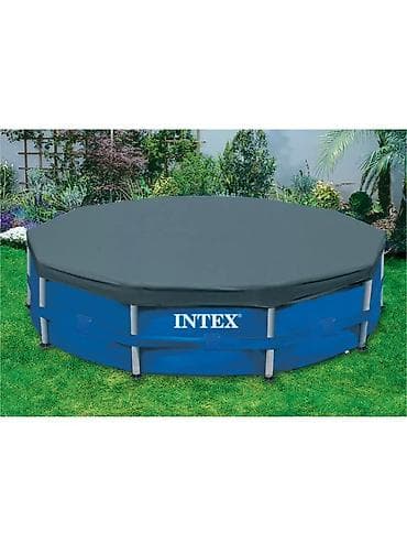 Тент для каркасного бассейна Intex 366 см (высота юбки 25 см) Артикул — 4