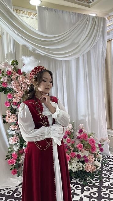 кечки кызыл: Улуттук кийим, Аял, 44, 46 (M) — 1
