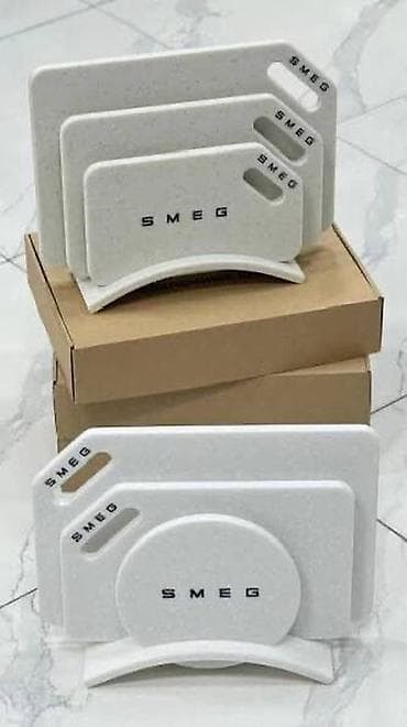 разделочный: Моби центр / Mobi Center Набор разделочных досок SMEG с подставкой — 2