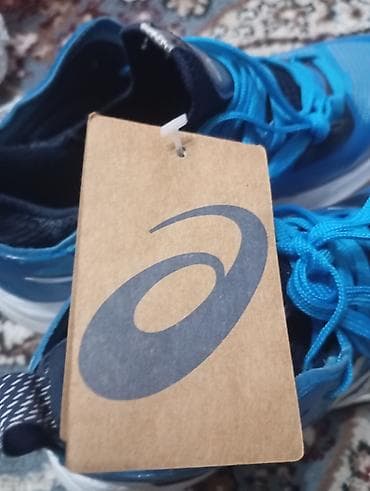 Мырзалардын бут кийими: Эркектердин кроссовкасы, 38, Asics, Жаңы, түсү - Көк, Өзү алып кетүү — 2