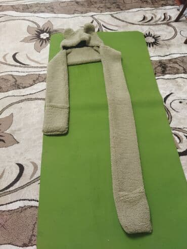 шапка с ушками которые поднимаются купить: Шапка, Искусственный мех, Зима, С шарфом — 1