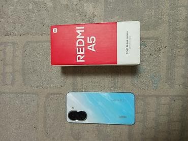 iphone 8: Redmi, Redmi A5, Б/у, 64 ГБ, цвет - Голубой, 2 SIM — 1