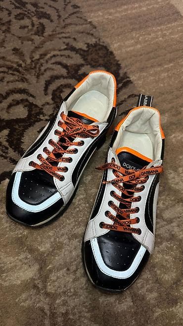 кросо: Мужские кроссовки, 40, Dolce & Gabbana, Б/у, цвет - Черный, Самовывоз — 8