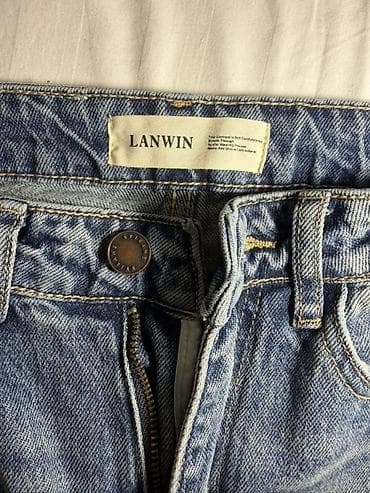 жынсы: Б/У ЖЕНСКИЕ ДЖИНСЫ LANWIN, широкие, суперского качества Состояние — 2