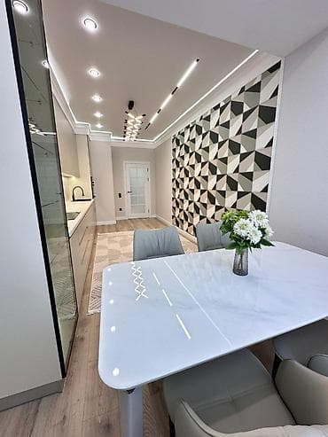 Квартиры: 2 комнаты, 82 м², 13 этаж, Дизайнерский ремонт — 10