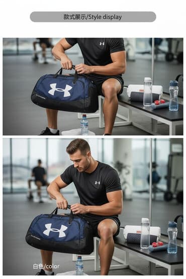 сумка для документов женская: Спортивная сумка, Материал: Нейлон, Унисекс — 1