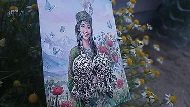 этнические украшения: Серьги, Женские, Вставка: Без вставки, Новый — 3