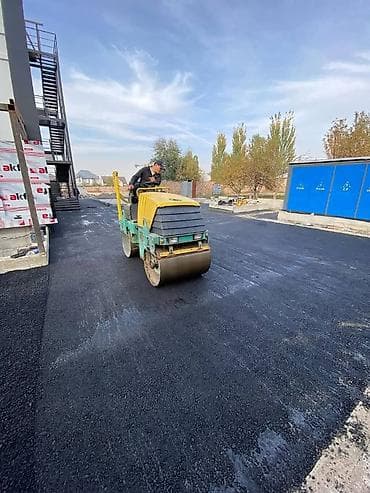 Курулуш жана оңдоо кызматтары: Асфальтирование и устройство покрытий «под ключ» - Укладка асфальта — 4