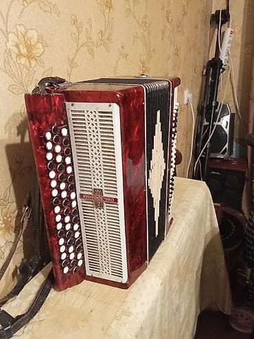 Синтезаторы: Баян трёхрядный.Б/у. Состояние хорошее. Звонкий. Есть футляр — 3