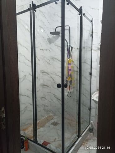 установка стеклянной перегородки в душе цена: На заказ Цельностеклянная перегородка, Для офиса, Бесплатный замер, Бесплатная доставка, Бесплатная установка — 24