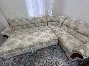 Угловой диван, Складной, Трехместный