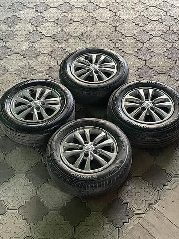 mitsubish: Литые Диски R 15 Hyundai, Комплект, отверстий - 5, Б/у — 3