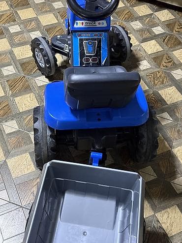 немецкий велосипед: Детский педальный трактор с прицепом - Тип: педальная машинка-трактор — 3