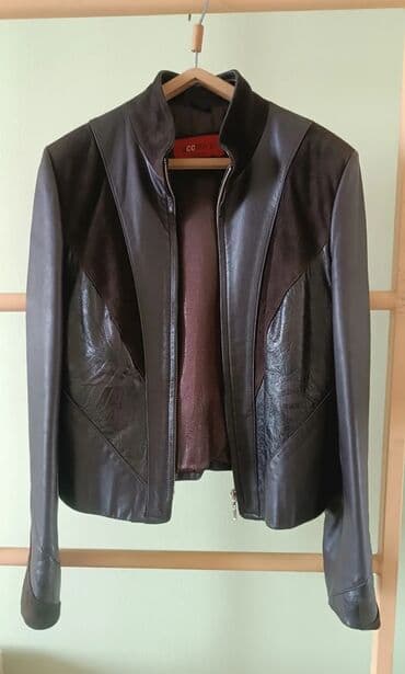 кожаное: Кожаная куртка, Классическая модель, Натуральная кожа, S — 2