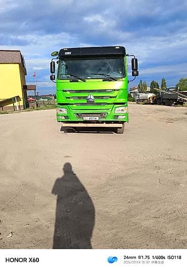 Самосвал HOWO (Sinotruk) 6x4, зеленый - Полная масса автомобиля