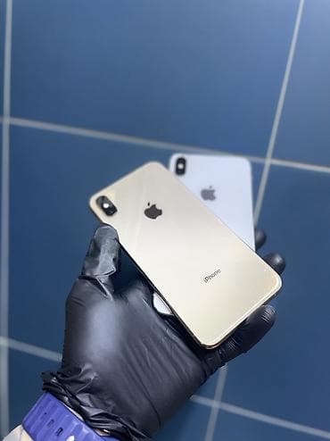 IPhone Xs Max, Б/у, 64 ГБ, Белый, 76 %