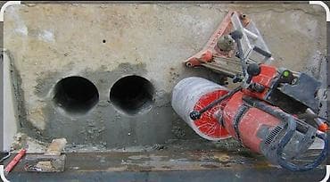 бурение бетон: Алмазное бурение отверстий в бетоне, железобетоне, кирпиче и камне. - — 1