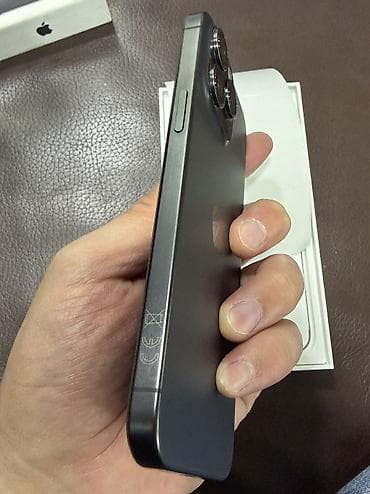 iphone 121: IPhone 15 Pro Max, Б/у, 256 ГБ, Black Titanium, 85 % — 4