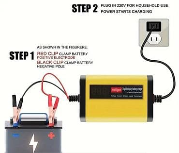 зарядка для акамулятора: Универсальное зарядное устройство для автомобильных аккумуляторов KXIY — 9