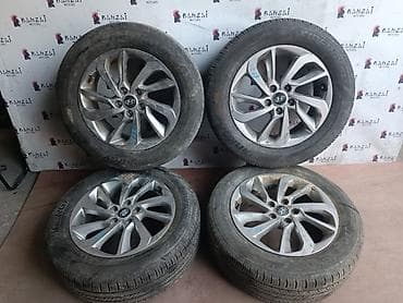 Колеса в сборе 225 / 60 / R 17, Лето, Б/у, Комплект, Литые, отверстий - 5