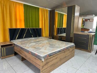 самые дешевые спальные гарнитуры с матрасом в комплекте: Спальный гарнитур, Новый, Двуспальная кровать, Шкаф, Комод, Другая страна производитель, ДСП, Самовывоз, Бесплатная доставка, Платная доставка — 2