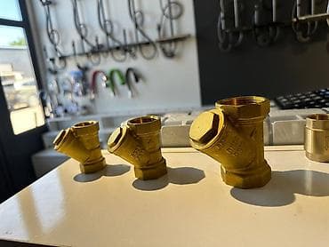 газовый фильтр: Латунные косые сетчатые фильтры для водоснабжения и отопления — 1