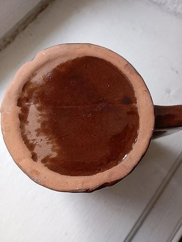 Посуда: Керамическая кружка-пивной бокал - Материал: обожжённая керамика с — 4