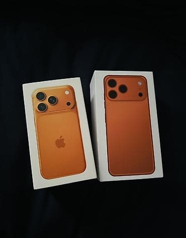 IPhone 17 Pro Max, Оранжевый, Коробка