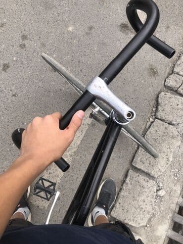 велосипед fixed gear: Шаардык велосипед, Велосипед алкагы L (172 - 185 см), Жаңы — 5