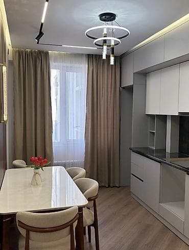 Недвижимость: 2 комнаты, 60 м², Элитка, Пишпек Элитка, 11 этаж, Дизайнерский ремонт — 5