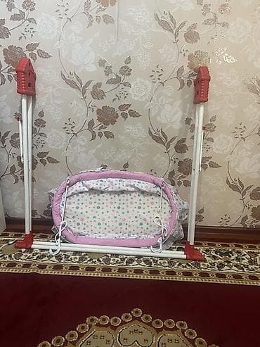 кой арча бешик: Детская подвесная люлька-качалка на стойках - Тип: переносная люлька — 3