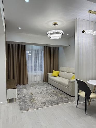 Квартиры: 2 комнаты, 46 м², Элитка, 9 этаж, Дизайнерский ремонт — 2