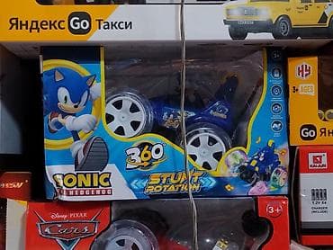 Игрушка «Sonic The Hedgehog» — радиоуправляемая трюковая машинка — 1